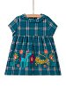 Βρεφικό Φόρεμα για Κορίτσια Checkered Animals