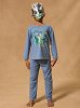 Σετ Παιδικές Πιτζάμες για Αγόρια Blue Dinosaur