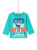 Βρεφική Μπλούζα για Αγόρια Turquoise Skate