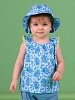 Βρεφικό Καπέλο για Κορίτσια Blue Floral