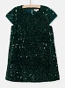 Παιδικό Φόρεμα για Κορίτσια Green Sequins