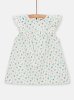 Βρεφικό Φόρεμα για Κορίτσια White Baby Flowers