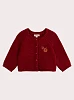 Βρεφική Ζακέτα για Κορίτσια Knitted Red