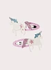Σετ Παιδικά Κοκκαλάκια για Κορίτσια Magic Unicorns 2 τμχ