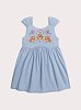 Παιδικό Φόρεμα για Κορίτσια Light Denim Garden